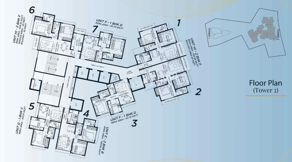 Shraddha-panorama-Gallery-Tower-2-Floor-Plan